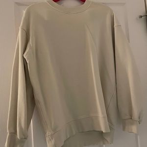 Lululemon cream colored crewneck!